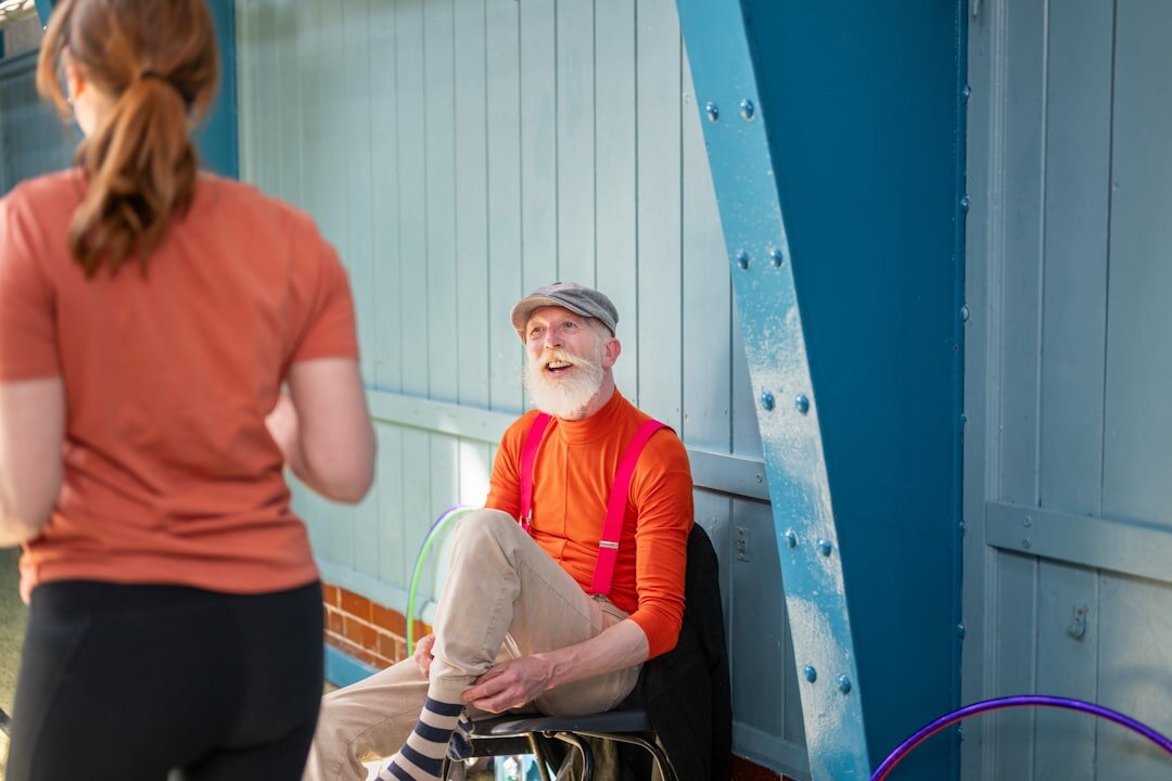 seniors doing gentle exercise