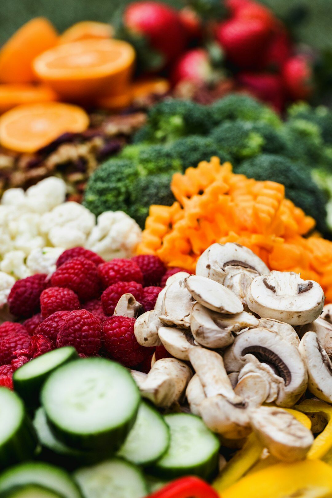 healthy meal with vegetables