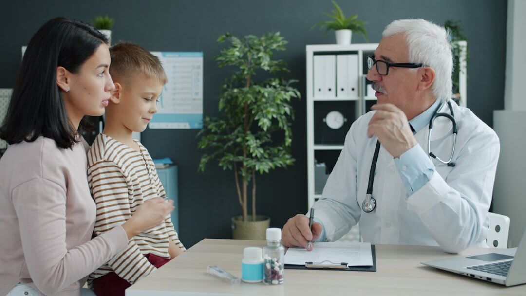 senior doctor visit